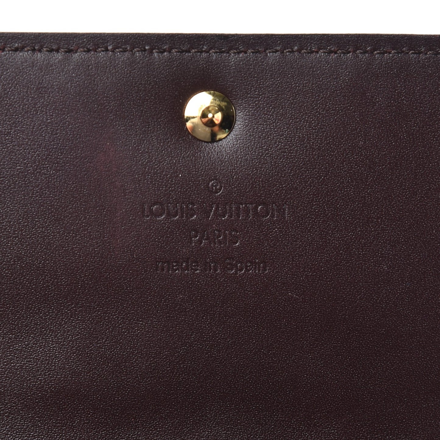 Vernis Business Card Holder Amarante