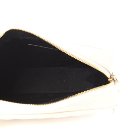Saint Laurent Calfskin Matelasse Monogram Lou Camera Bag Crema Soft 5 of 10
