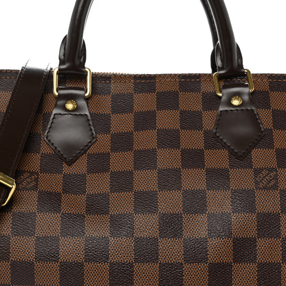 Louis Vuitton Damier Ebene Speedy Bandouliere 30 8 of 10