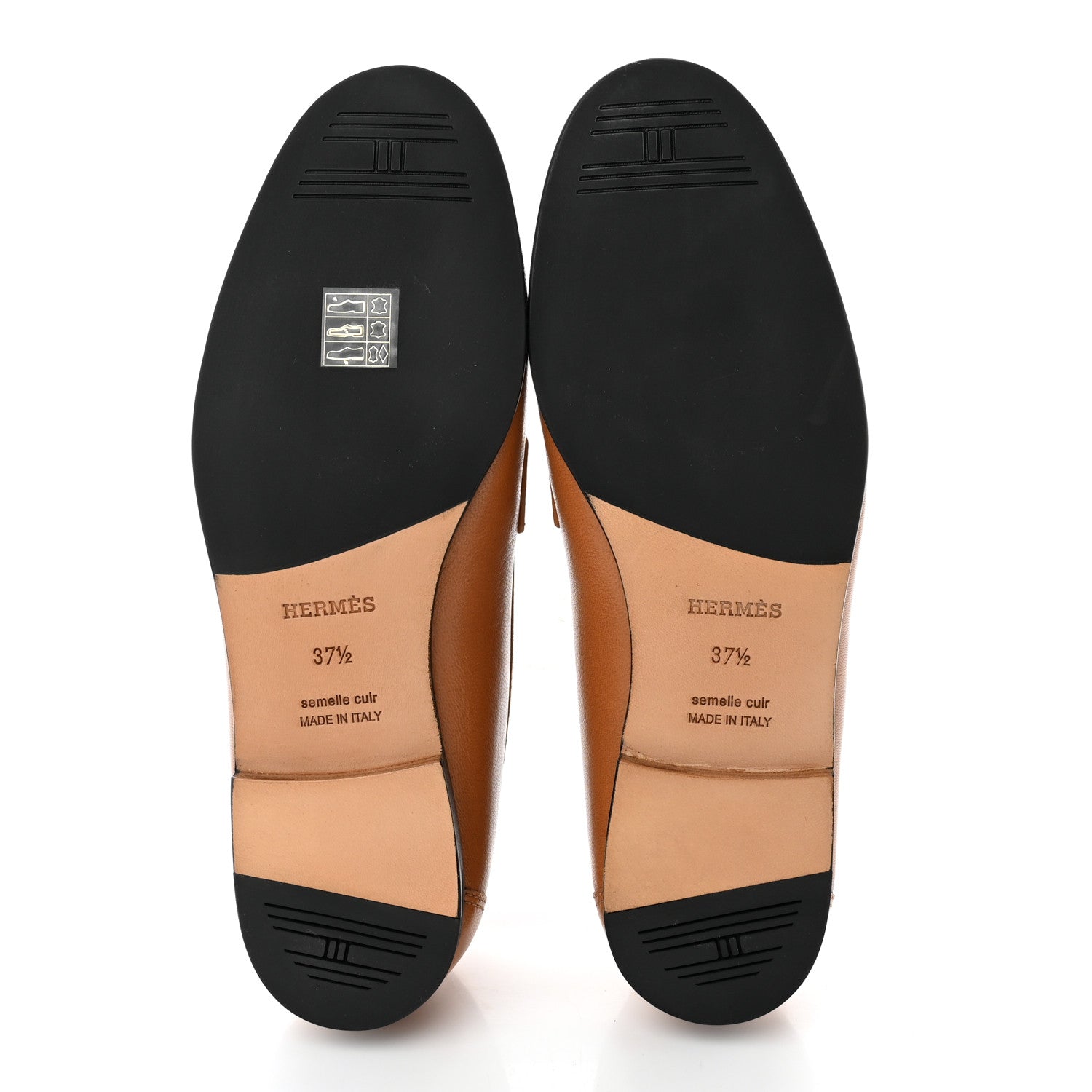 Hermes Calfskin Colette Loafer 37.5 Naturel 5 of 9
