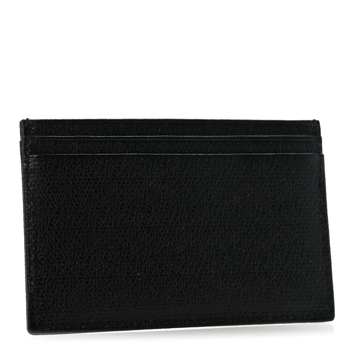 Chanel Calfskin Coco Button Card Holder Black 3 of 11