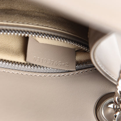Chloe Shiny Calfskin Medium Annie Shoulder Bag Motty Grey 6 of 9