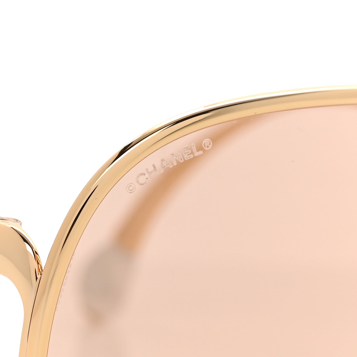 Metal Pearl Pilot Sunglasses 71790 Gold