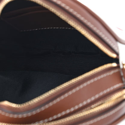 Burberry Canvas Calfskin Louise Bag Natural 5 of 9