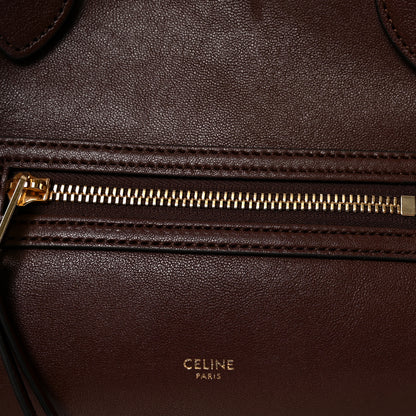Celine Supple Shiny Lambskin Medium New Luggage Brick 6 of 10