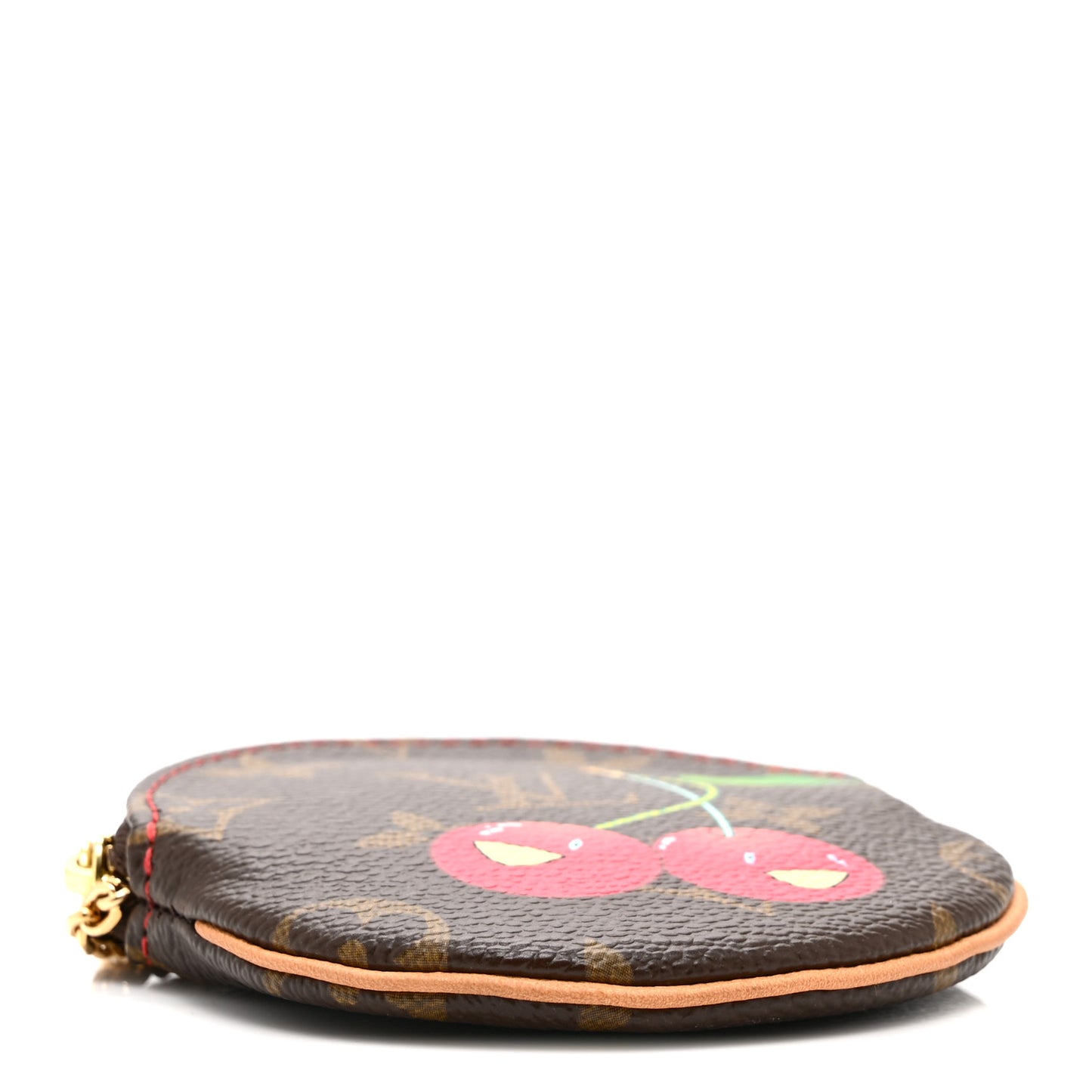 Monogram Cerises Round Coin Purse