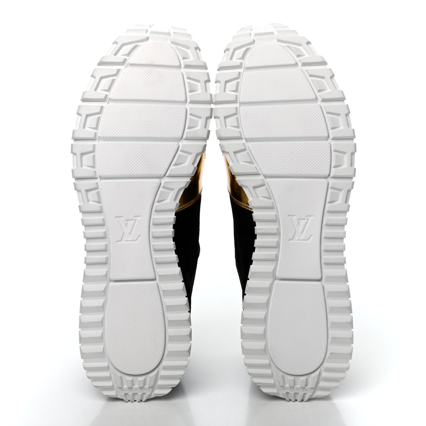 Metallic Patent Suede Run Away Sneakers 8 Black
