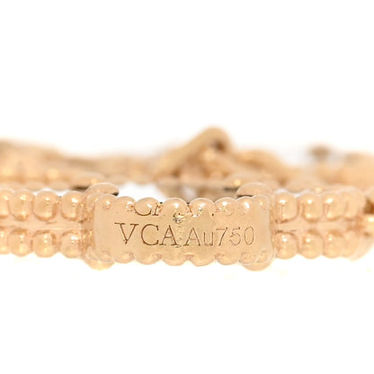 Van Cleef & Arpels 18K Yellow Gold Black Onyx 5 Motifs Vintage Alhambra Bracelet 4 of 6