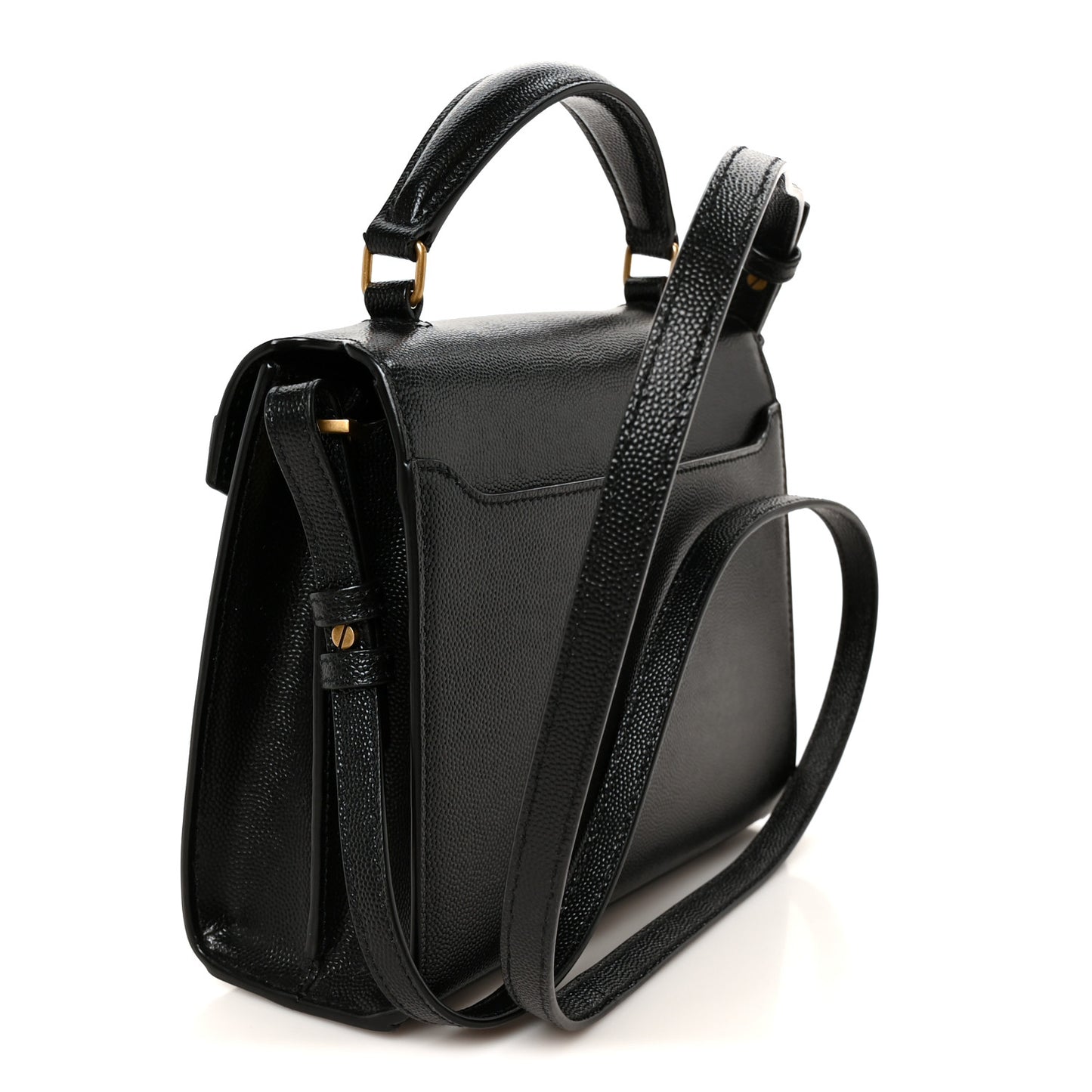 Grain de Poudre Mini Classic Monogram Cassandra Top Handle Black