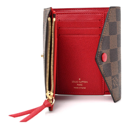 Louis Vuitton Damier Ebene Victorine Wallet Cherry 5 of 6