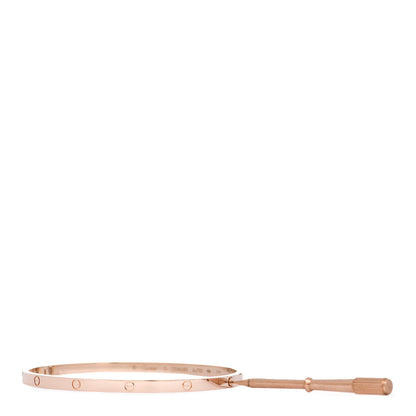 Cartier 18K Pink Gold Small LOVE Bracelet 19 3 of 4