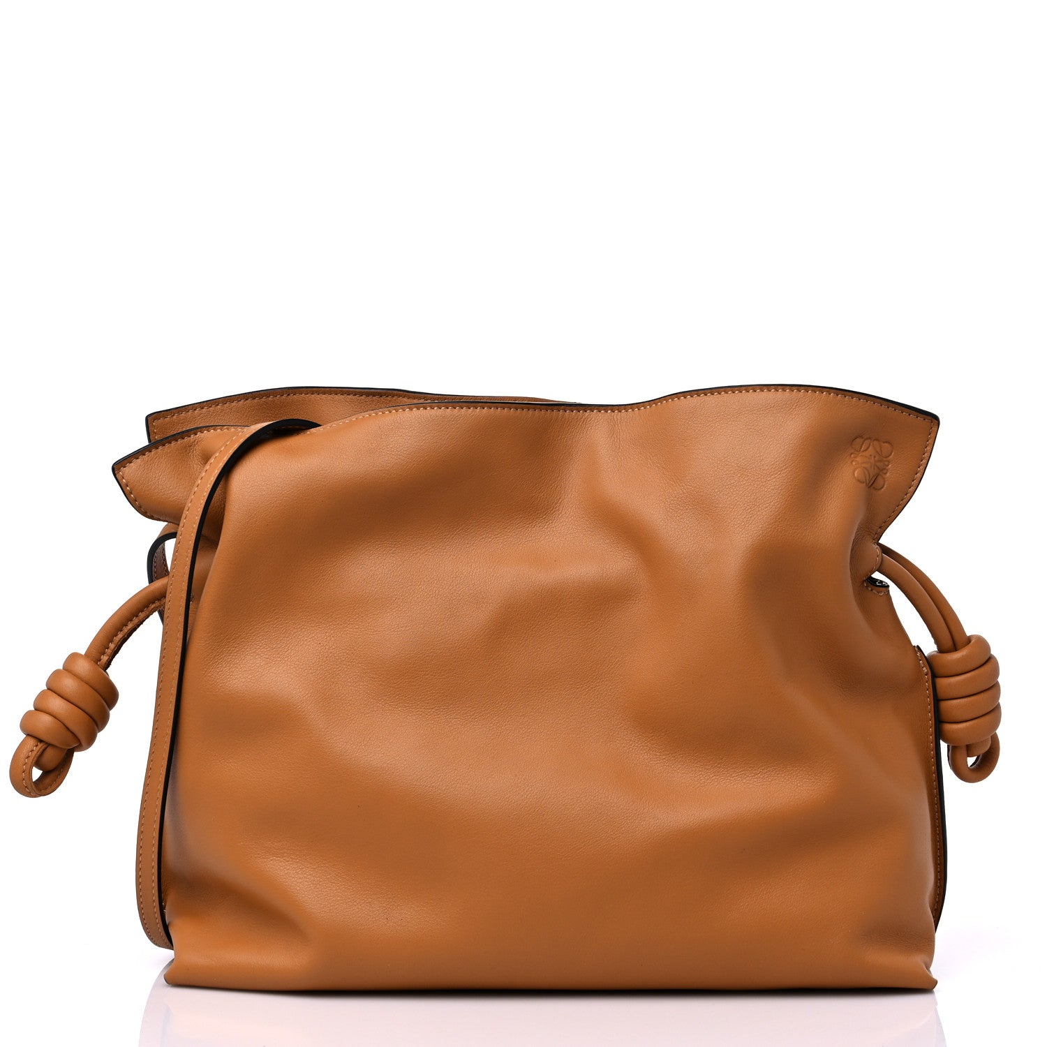 Loewe Nappa Medium Flamenco Knot Bag Tan 1 of 11