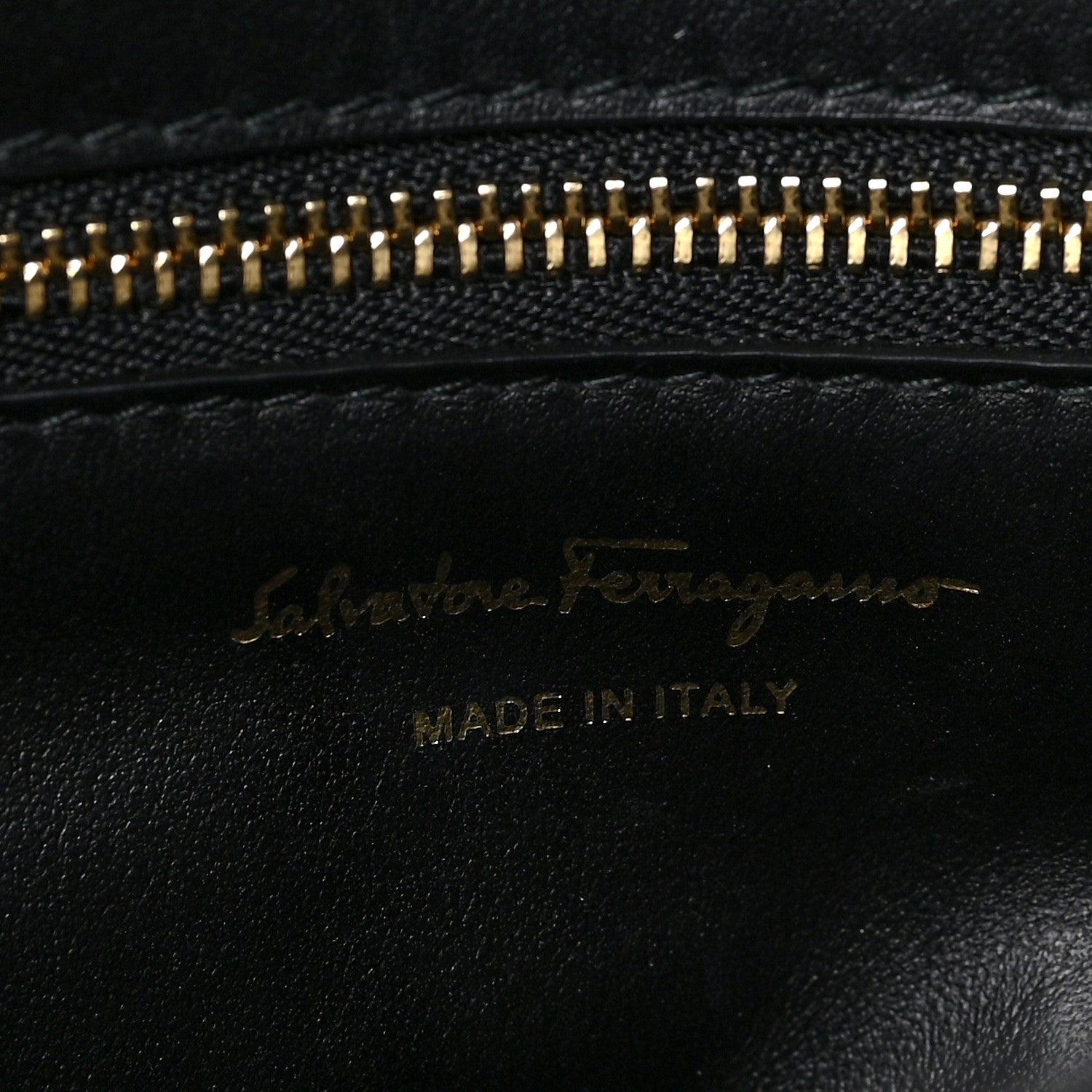 Salvatore Ferragamo Calfskin Quilted Gancini Top Handle Flap Bag Black 6 of 8