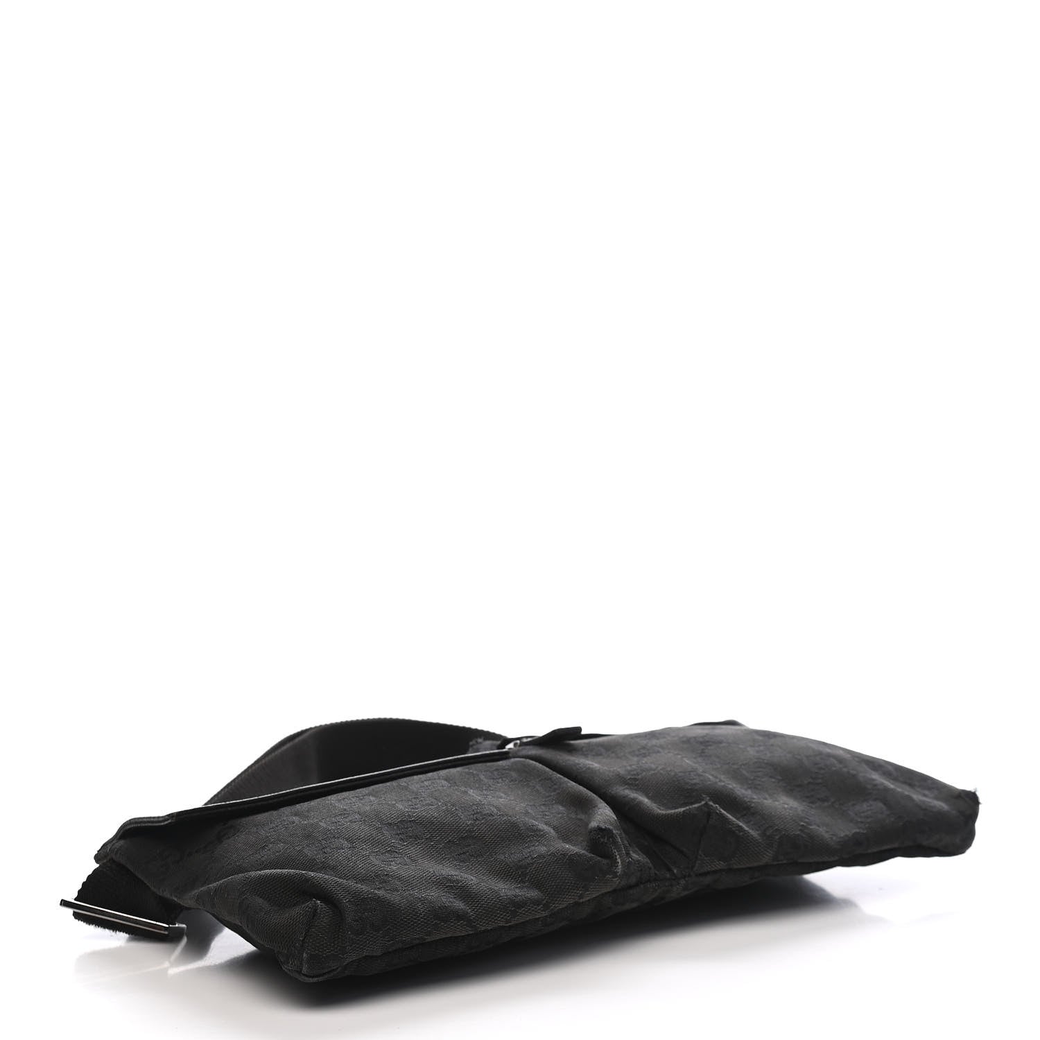 Gucci GG Monogram Double Pocket Belt Bag Black 4 of 13