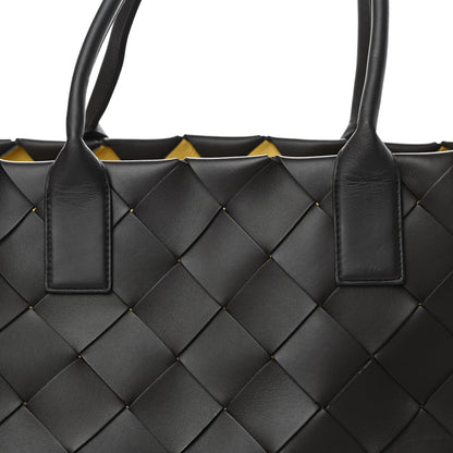 Bottega Veneta Nappa Intrecciato Maxi Cabat Tote Brown Yellow 9 of 9