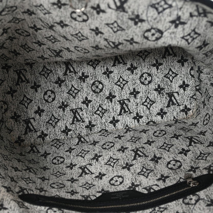 Louis Vuitton Denim Monogram Jacquard Neverfull MM Grey 6 of 10