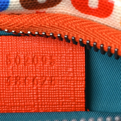 Gucci Coated Canvas Logo Star Print Childrens Belt Bag Beige Multicolor Vibrant Orange 7 of 9