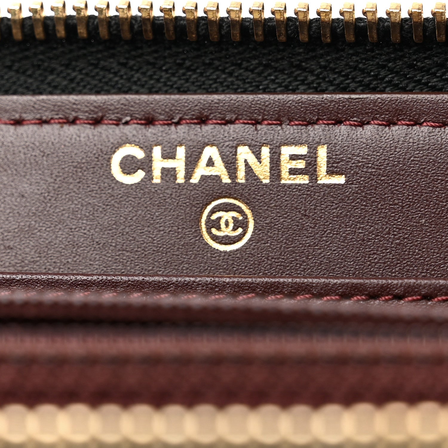 Chanel Caviar Quilted Large Gusset Zip Around Wallet Black 6 of 8