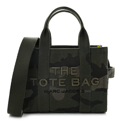 Marc Jacobs Canvas Camouflage Small The Tote Bag Khaki 1 of 9