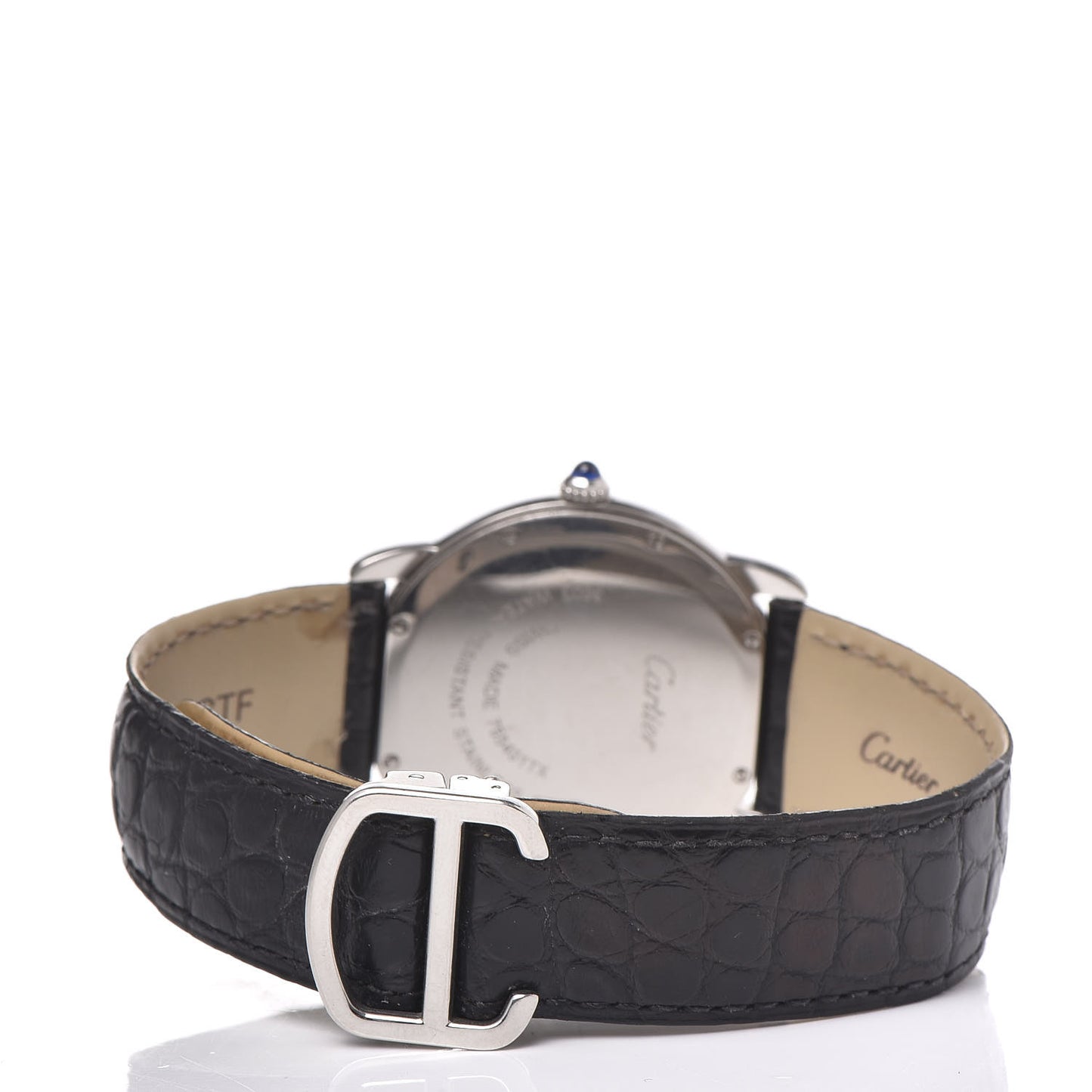Stainless Steel Alligator 36mm Ronde Solo Quartz Watch
