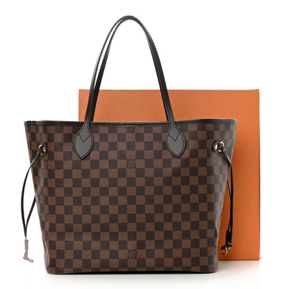 Louis Vuitton Damier Ebene Neo Neverfull MM Rose Ballerine 11 of 11