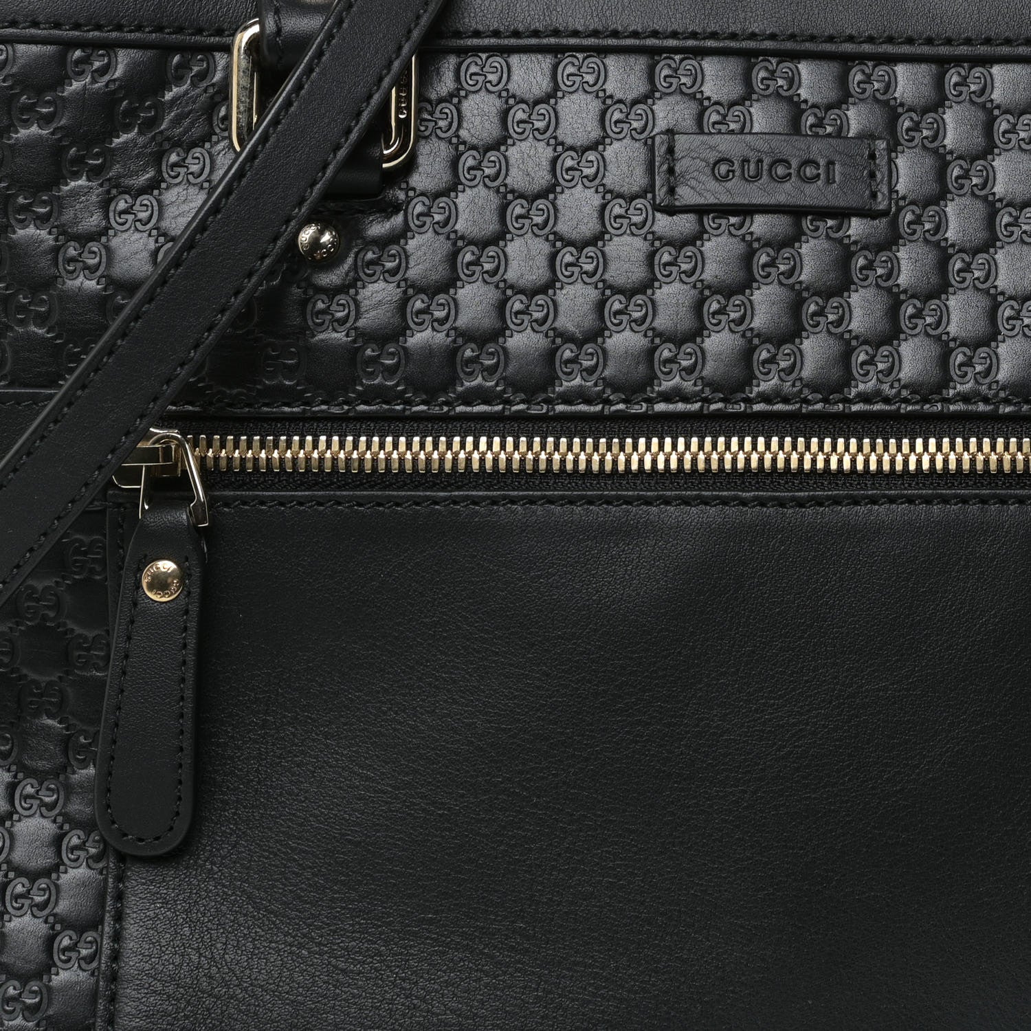 Gucci Soft Microguccissima Medium Tote Black 9 of 10