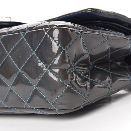 Chanel Patent Quilted 2.55 Reissue 225 Flap Blue 21 of 22