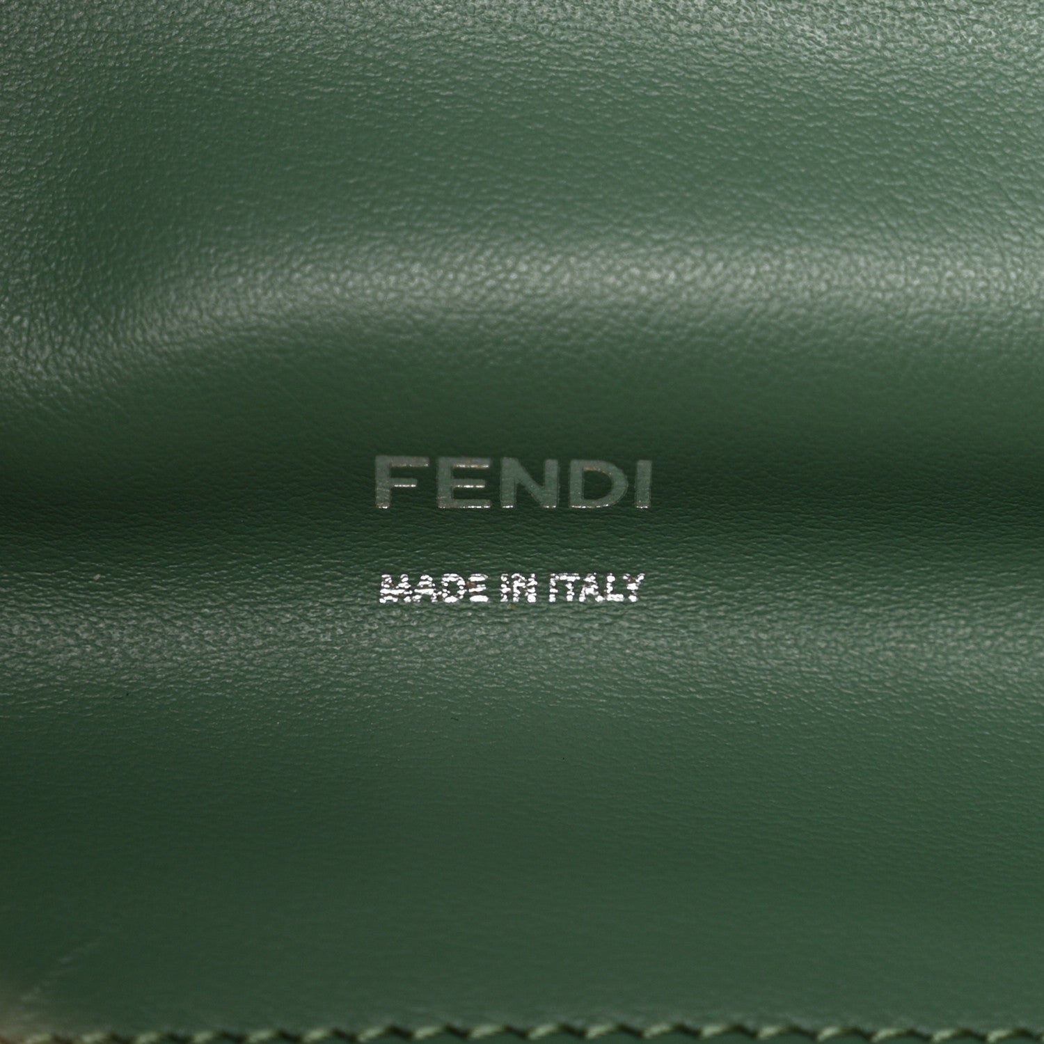 Fendi Vitello Seta Glazed Fabric FF 1974 Large Peekaboo X-Lite Maya 7 of 12