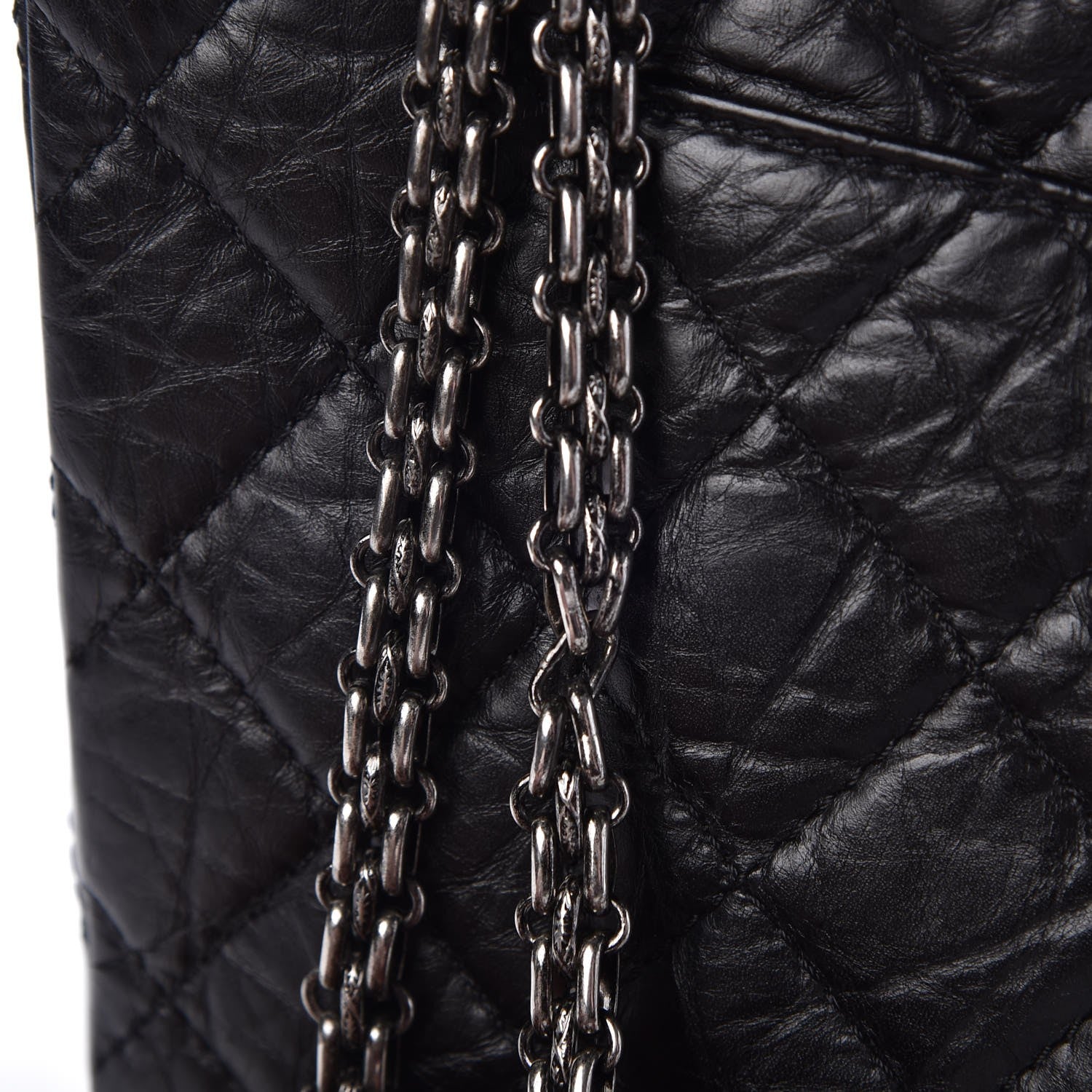 Chanel Aged Calfskin Quilted 2.55 Reissue 227 Flap Black 10 of 10