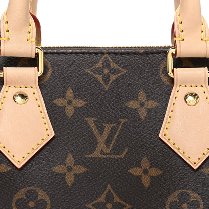 Louis Vuitton Monogram Speedy Bandouliere 20 Black 7 of 9