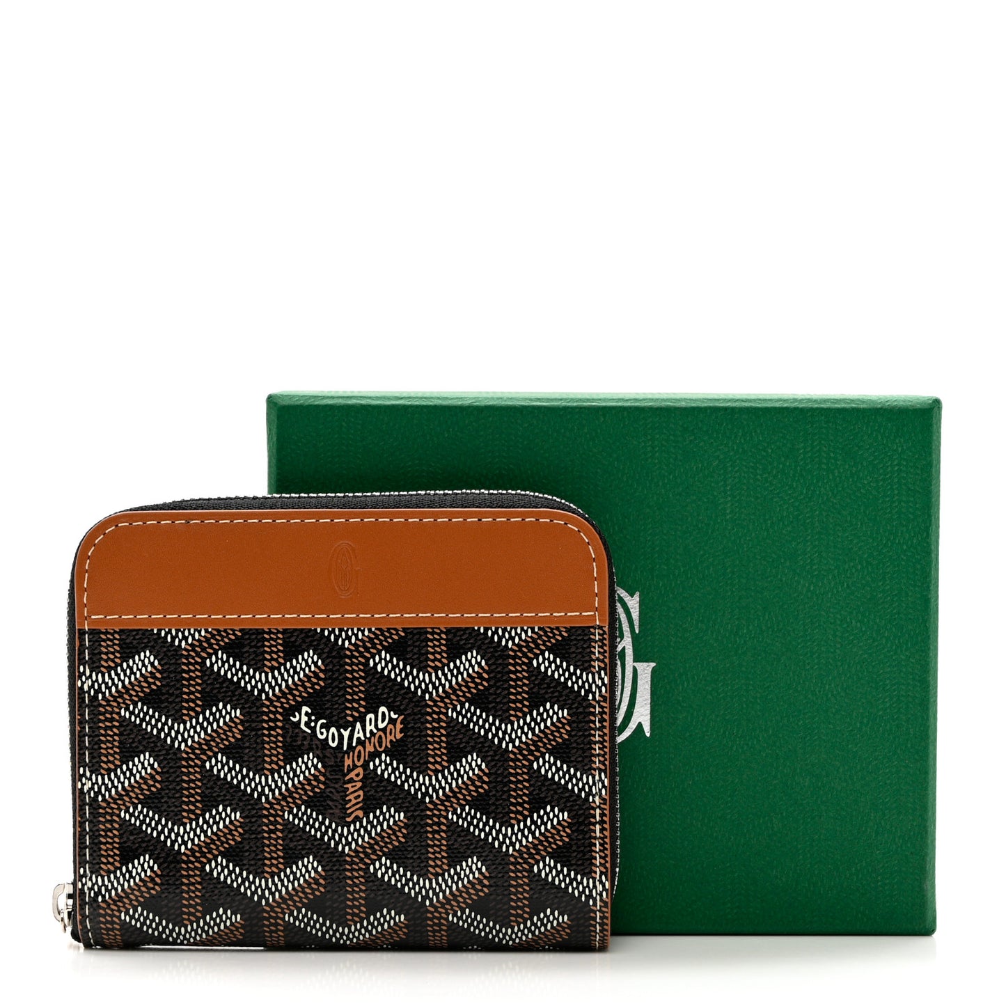 Goyardine Matignon PM Wallet Black Gold