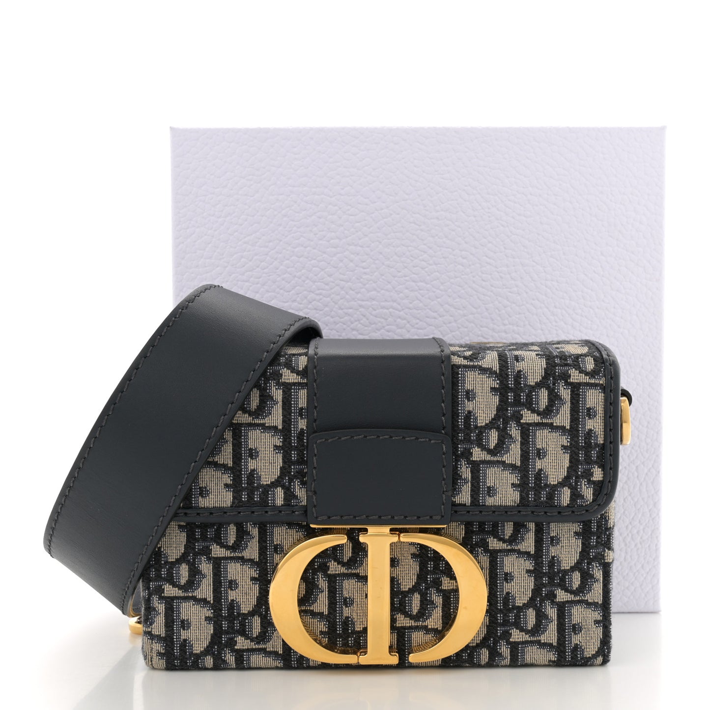 Oblique 30 Montaigne Box Bag Blue