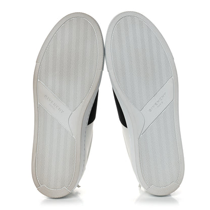 Givenchy Calfskin Band Logo Womens Urban Street Sneakers 40 White Black 5 of 9