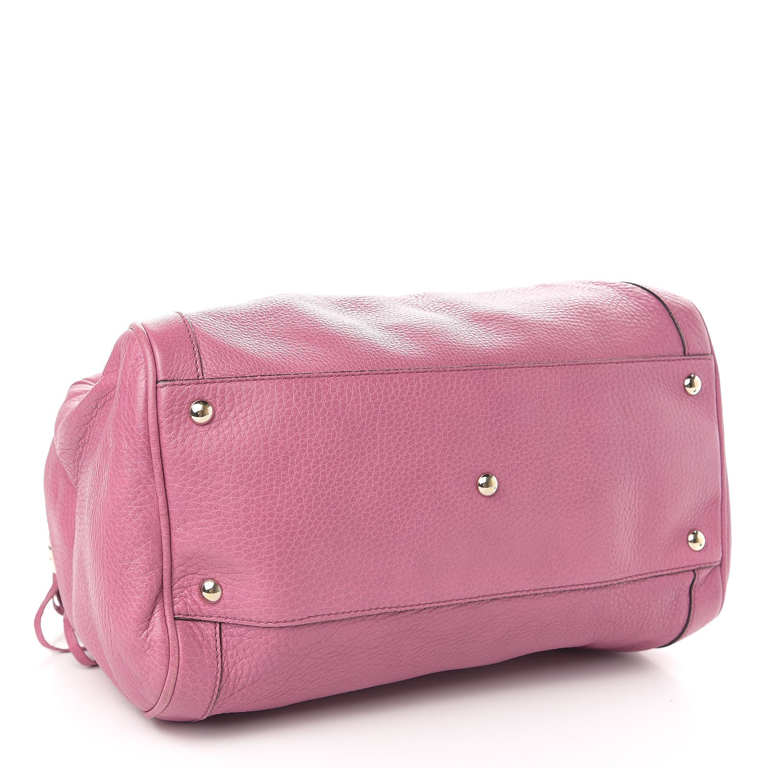 Gucci Pebbled Calfskin Medium Soho Boston Fresia Rose 4 of 10