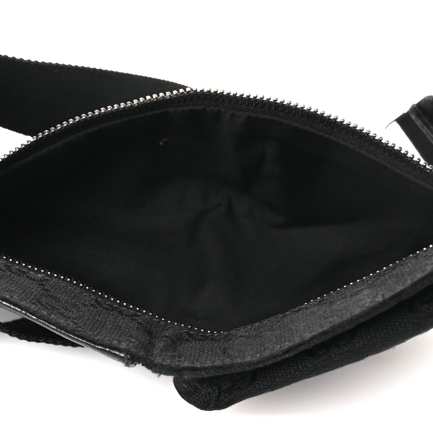 Gucci GG Monogram Double Pocket Belt Bag Black 5 of 13