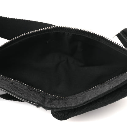 Gucci GG Monogram Double Pocket Belt Bag Black 5 of 13