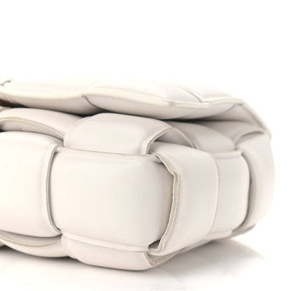 Bottega Veneta Nappa Maxi Intreccio Padded Cassette Crossbody Bag Chalk 8 of 8