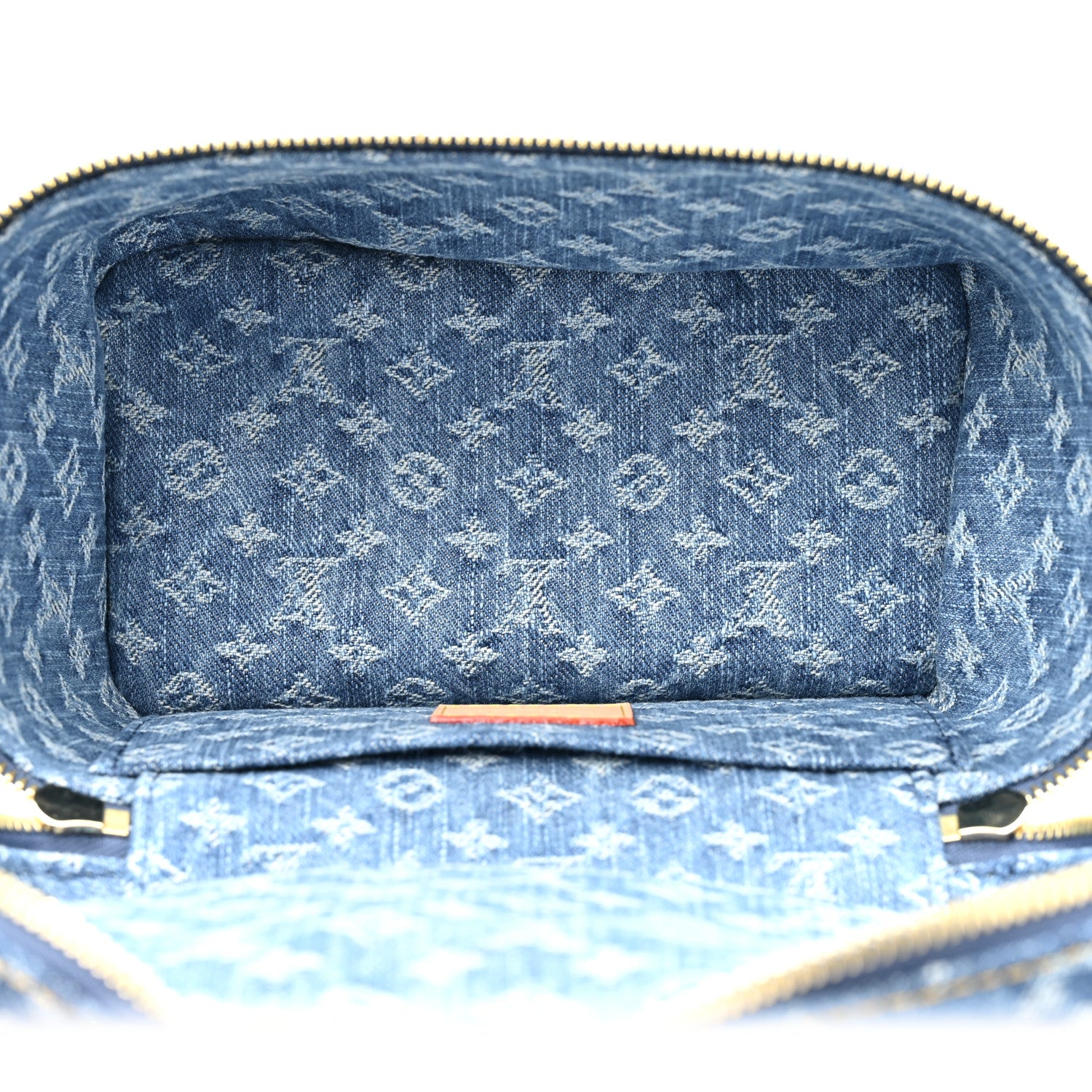 Louis Vuitton Monogram Denim Nice Mini Vanity Blue 5 of 7