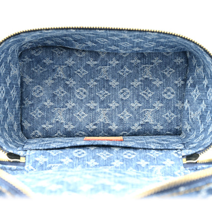 Louis Vuitton Monogram Denim Nice Mini Vanity Blue 5 of 7