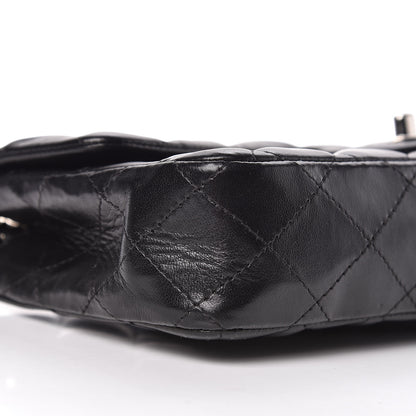 Chanel Lambskin Quilted East West Flap Black 10 of 12