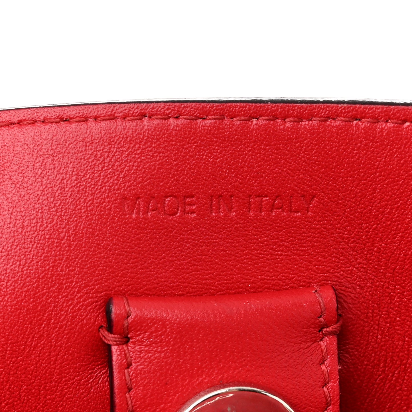 Calfskin Snakeskin Medium Diorissimo Tote Burgundy Red