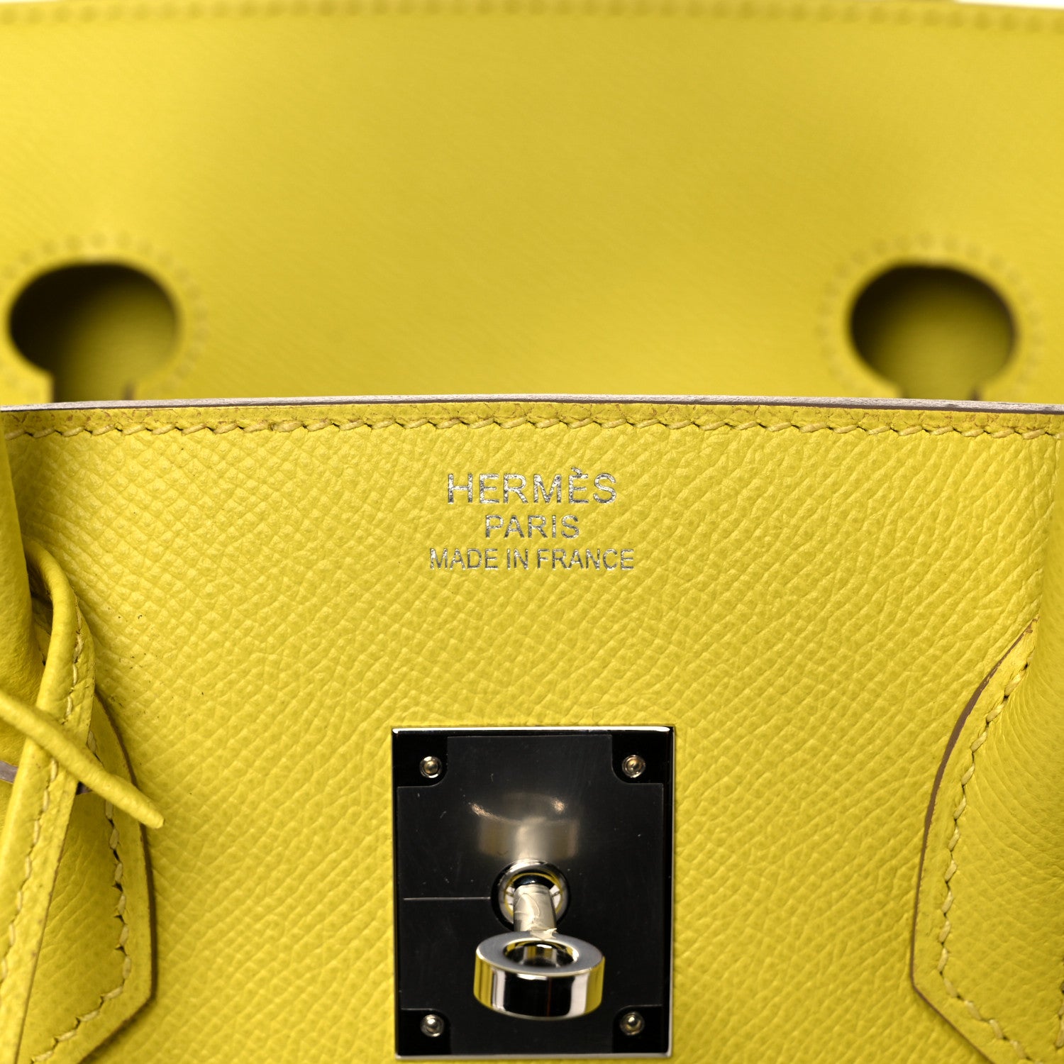 Hermes Epsom Birkin 35 Lime 6 of 18