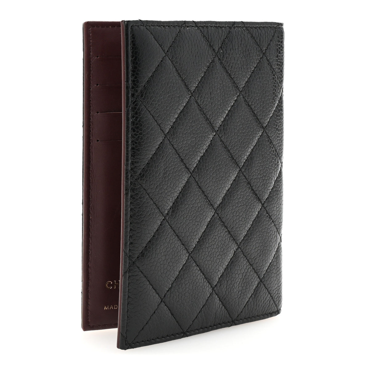 Chanel Caviar Quilted Passport Holder Black 3 of 8