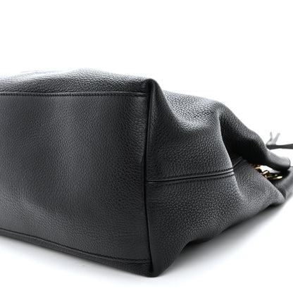 Gucci Pebbled Calfskin Medium Soho Chain Shoulder Bag Black 11 of 12