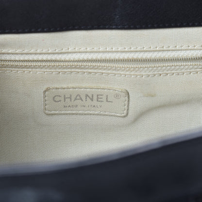 Chanel Washed Lambskin Quilted Medium Chain Around Messenger Black 6 of 15