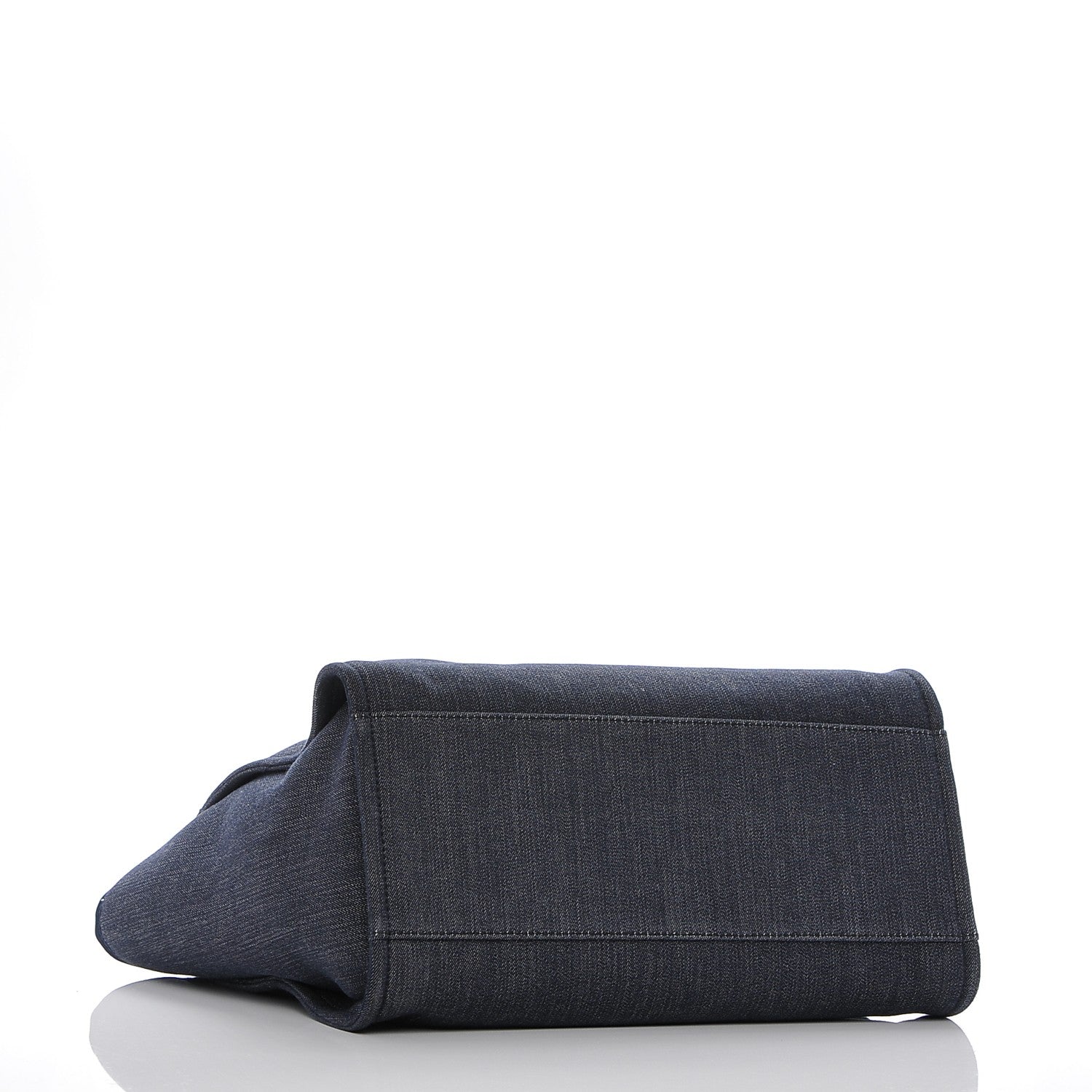Chanel Canvas Large Deauville Tote Dark Blue 5 of 8