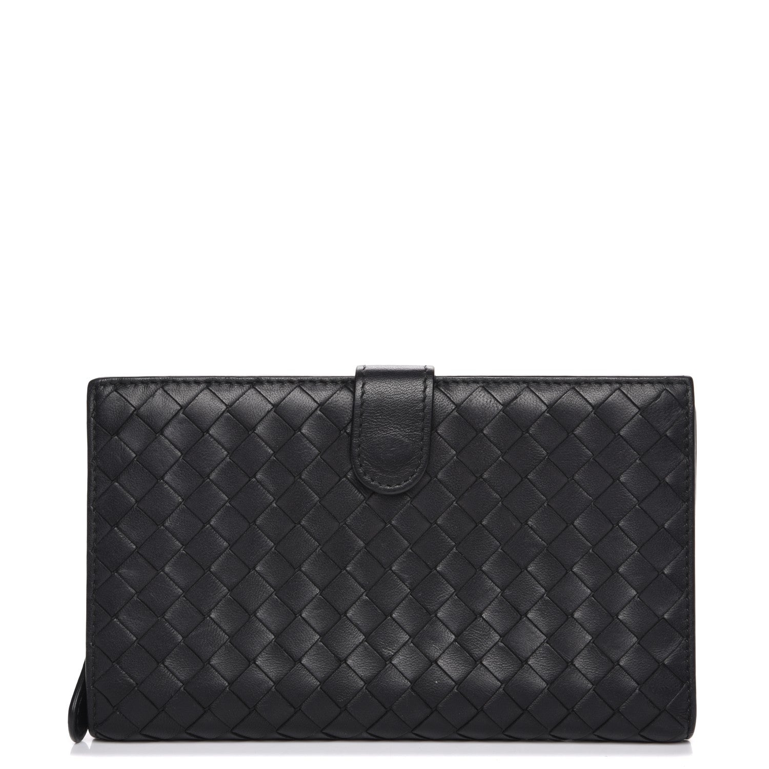 Bottega Veneta Nappa Intrecciato Continental Wallet Black 1 of 8
