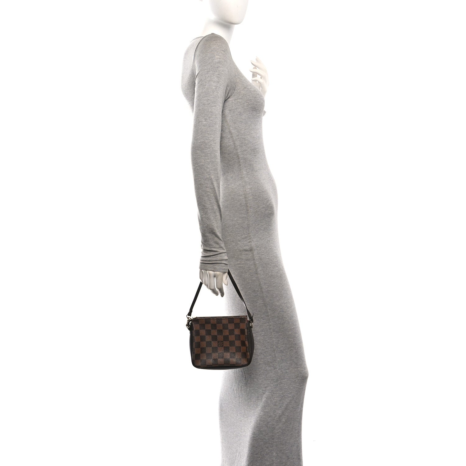 Louis Vuitton Damier Ebene Trousse Make Up Bag Pochette 2 of 9