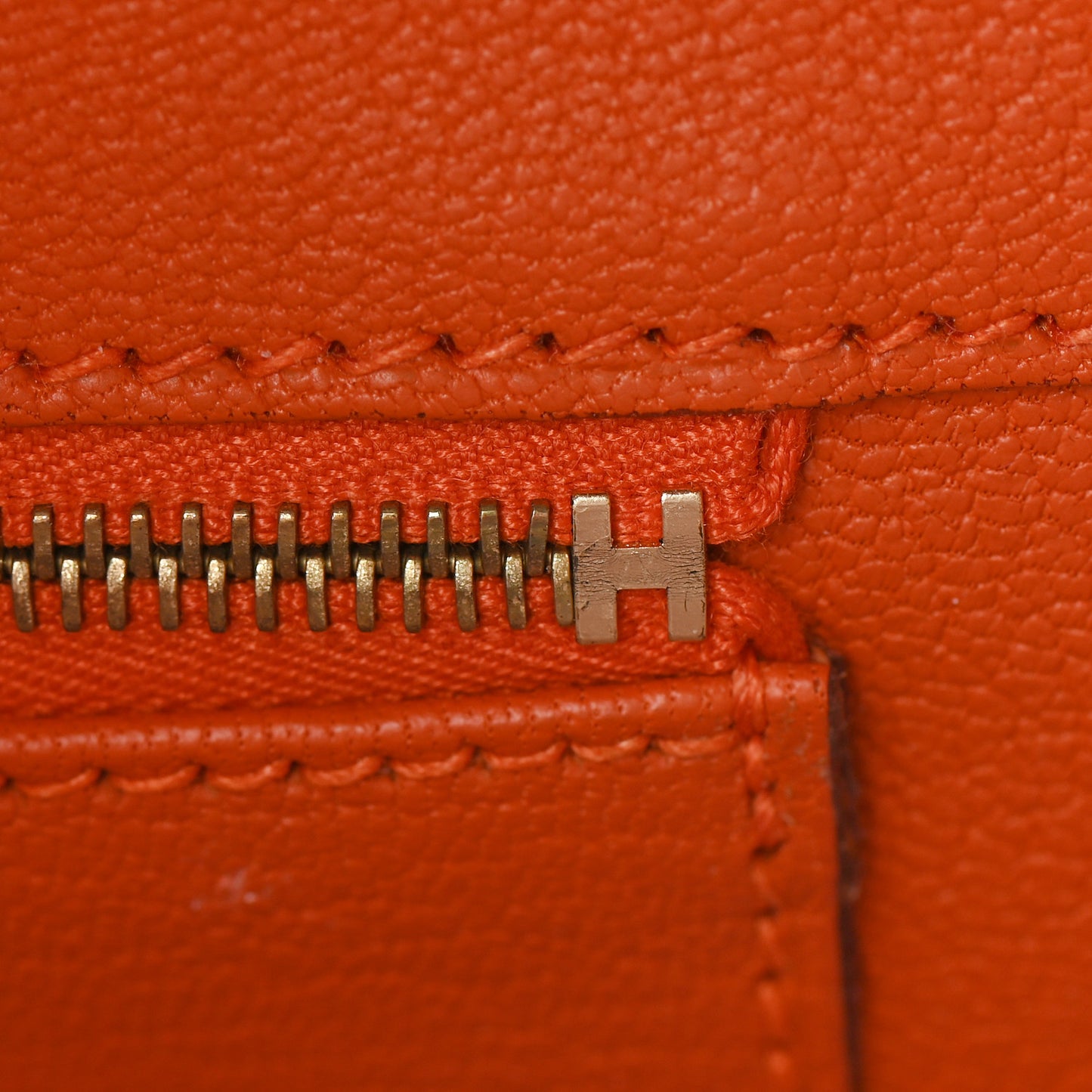 Togo Birkin 35 Orange