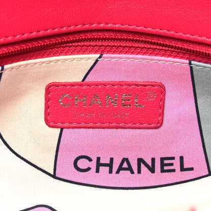 Chanel Lambskin Calfskin Mixed Fibers Quilted Medium Flap Pink 6 of 10